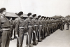 Officer cadets on parade at Mons in the 1950s.